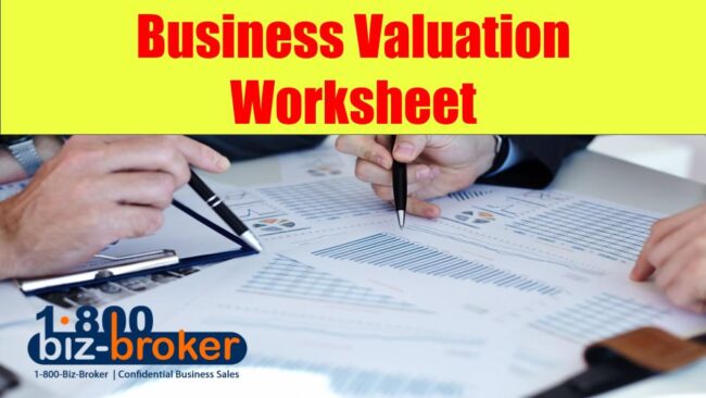 business valuation worksheet banner