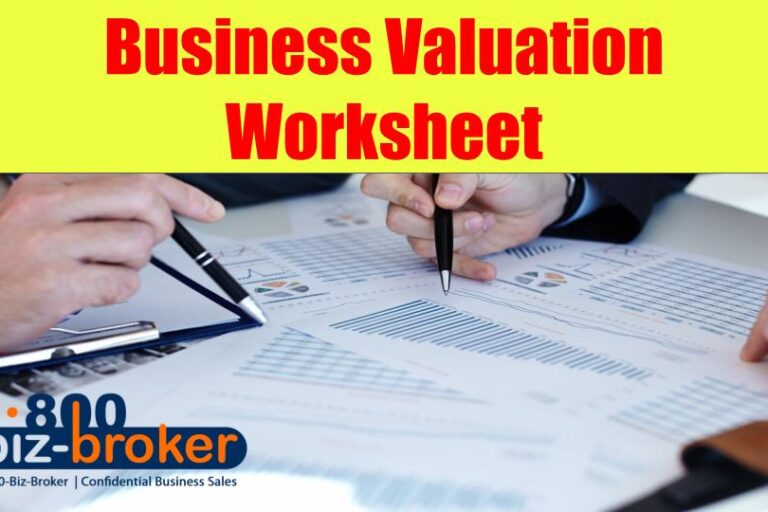 business valuation worksheet banner